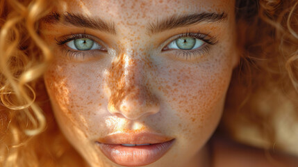 The Allure of Natural Beauty and Freckles