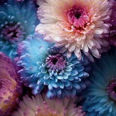 multiple color flower UHD Wallpaper