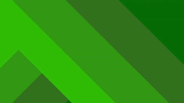 Dark green transitions sliding on wide screen. Set of various movements stylish shapes with alpha png layer