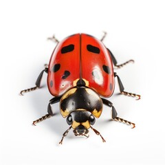 Fototapeta premium Photo of ladybird isolated on white background