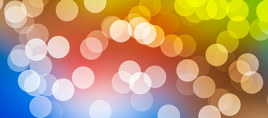 abstract colorful background with bokeh, twinkle circle design new year party light
