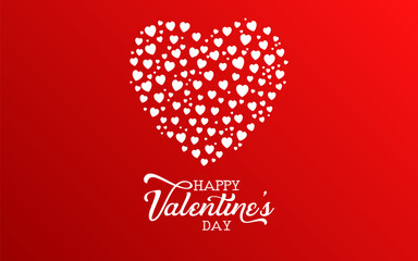 Happy Valentines Day Vector Illustration Design 