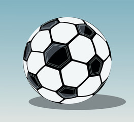 Obraz premium Football Ball Vector illustration editable eps