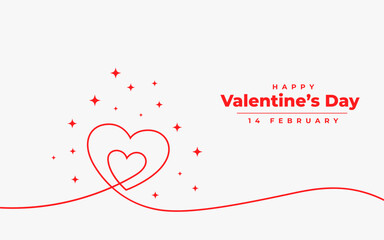 Happy Valentines Day Vector Illustration Design 