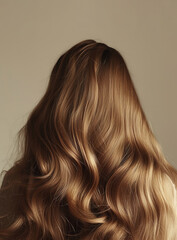 Fototapeta premium Long, healthy and shiny female hair