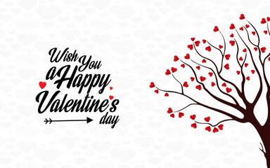 Happy Valentines Day Vector Illustration Design 