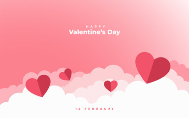 Happy Valentines Day Vector Illustration Design 