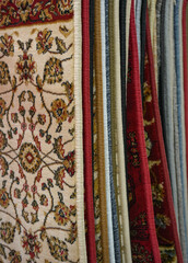 close up on stacking carpet for sale