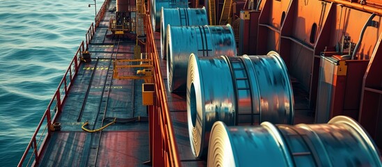 Efficient Stowage Plan for Coils: Steel Cargo Carefully Arranged in Vessel's Hold