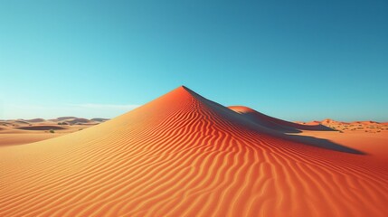 Fototapeta na wymiar Beautiful abstract background suitable for photo wallpaper with the image of an endless desert
