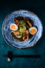 stew with vegetables and eggs