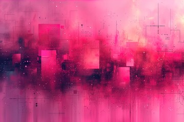 abstract background with pnik splashes