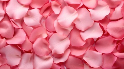 Background of pink rose petals. Delicate texture. A holiday card for Valentine's Day or for Women's Day.