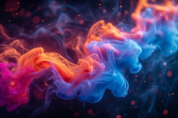 Fototapeta premium Colorful smoke background