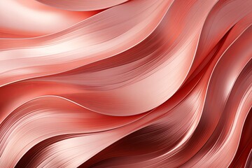 Peach Fuzz Silk Waves