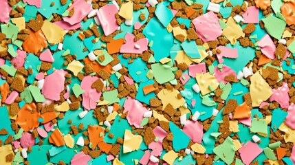 Multicolor candy sprinkles background