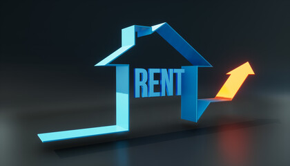 Rents going Up, Rise of rent Background 