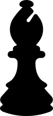 Chess icon in flat. isolated on transparent background Chess piece, Checkmate. Pawn, Knight, Queen, Bishop, Horse, Rook, Strategy sports activity Smart board game elements vector for apps web