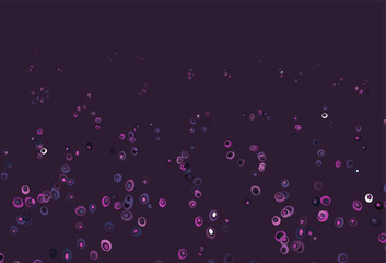 Light Purple, Pink vector texture with disks.