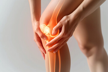 Knee pain concept