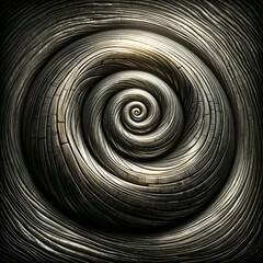 Spiral Wood Grain