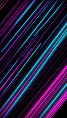 abstract funky neon lines