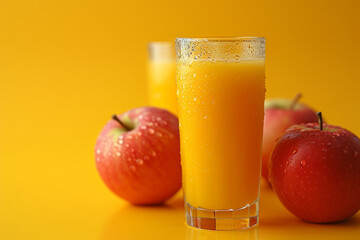 Apples fresh juice