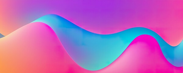 futuristic gradient waves colorful background