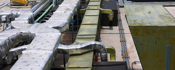 Air ventilation , Air conditioning system of building