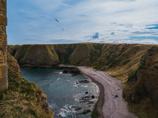 Dunnottar Castle in Aberdeenshire, Scottland