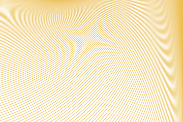 abstract golden wavy lines background. Vector illustration