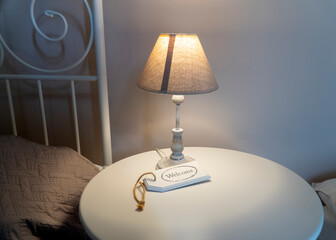 lamp on the wall