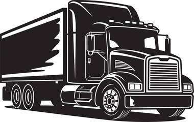 Vector Graphics for Truck FleetDetailed Freightliner Illustration