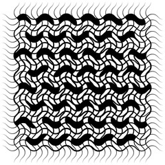 graphic geometric zigzag brush plaid line pattern background texture and abstract design art print