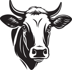 Detailed Delights Cow Vector PatternsSimple Elegance Cow Vector Artwork