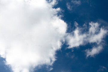 Clouds in the sky. clear sky, nature background