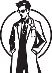 Doctorly Chronicles in Illustration Portraying Medical RolesVisualizing Doctorly Service Exploring 