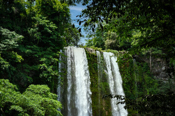 A view of Misol-Ha waterfalls, Chiapas, Mexico