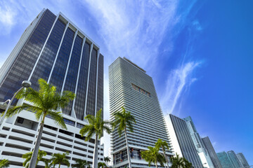 Miami, luxury condominiums located near city financial center and Biscayne Bay.
