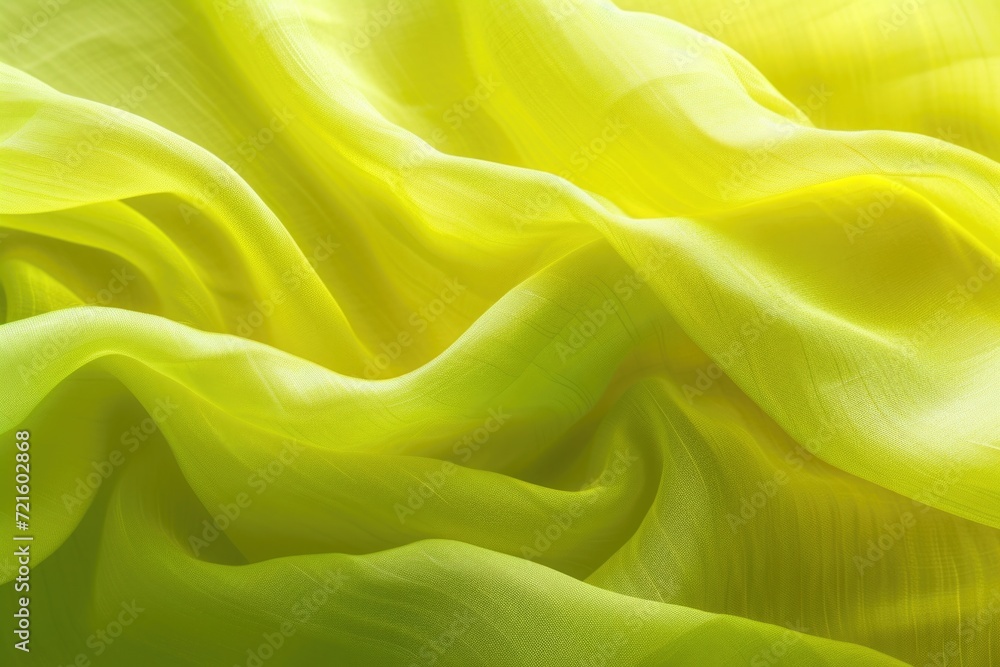 Poster A close up shot of a yellow fabric. This versatile image can be used for various design projects