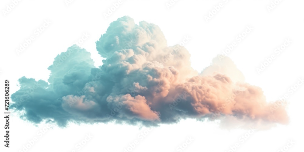 Poster a cloud of smoke is seen in the sky. suitable for various creative projects