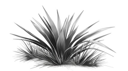 A black and white photo of a plant. Suitable for various design projects