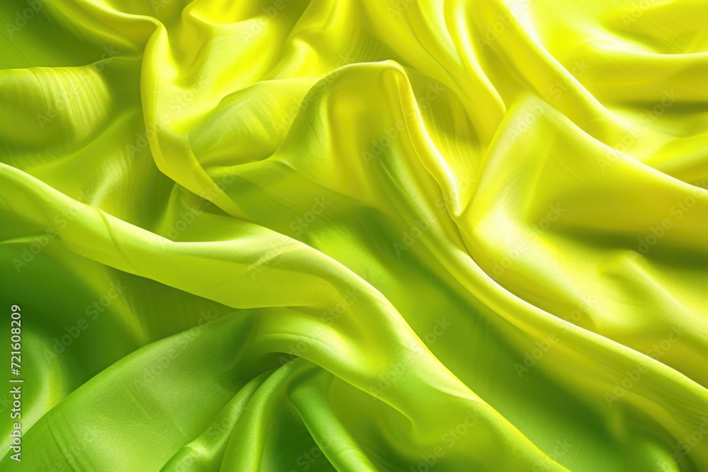 Poster a detailed close up view of a yellow fabric. this versatile image can be used for various purposes