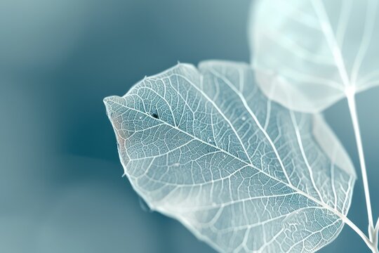 A close-up shot of a leaf with a blurry background. Suitable for nature-themed designs or as a background image.