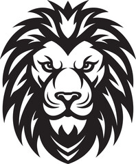 Tribal Lion Vector GraphicVector Lion Mane Profile