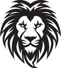 Majestic Lion Vector GraphicVectorized Lion Roar Illustration