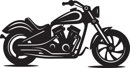 Vectorized Harley SketchMonotone Urban Rider