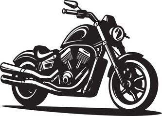 Sporty Motorbike DesignMonotone Bike Sketch