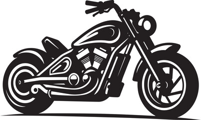 Classic Biker VectorDarkened Moto Sketch