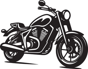 Midnight Motorbike DesignVintage Speedster Vector